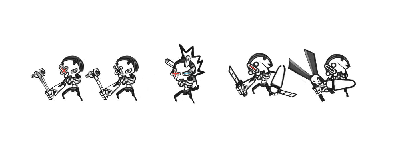 Skull minions - Concept sketch