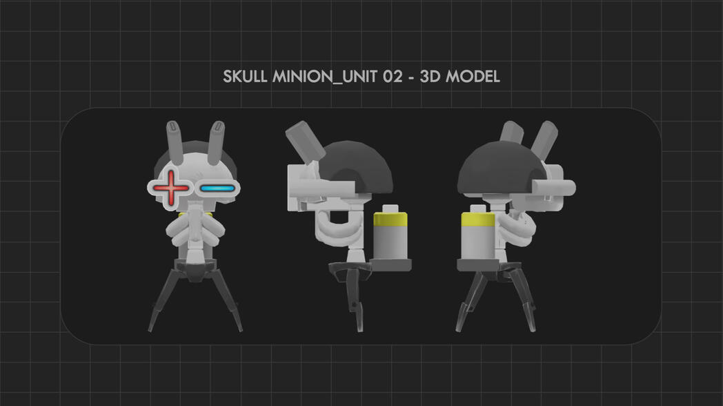 SKULL Minion_unit_02 - 3D Model showcase