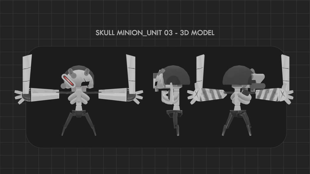 SKULL Minion_unit_03 - 3D Model showcase